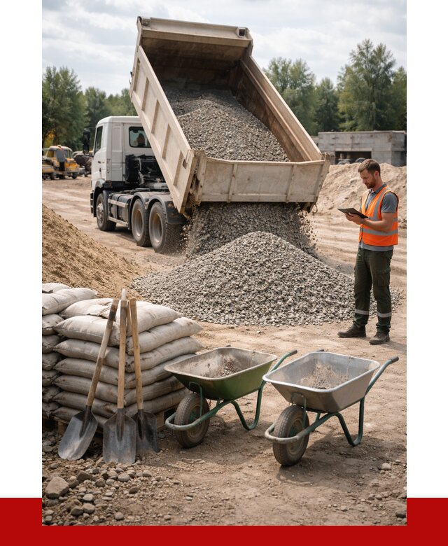 Доставка нерудных материалов в Саянске от 1221 руб. | ПРОНЕРУДСск