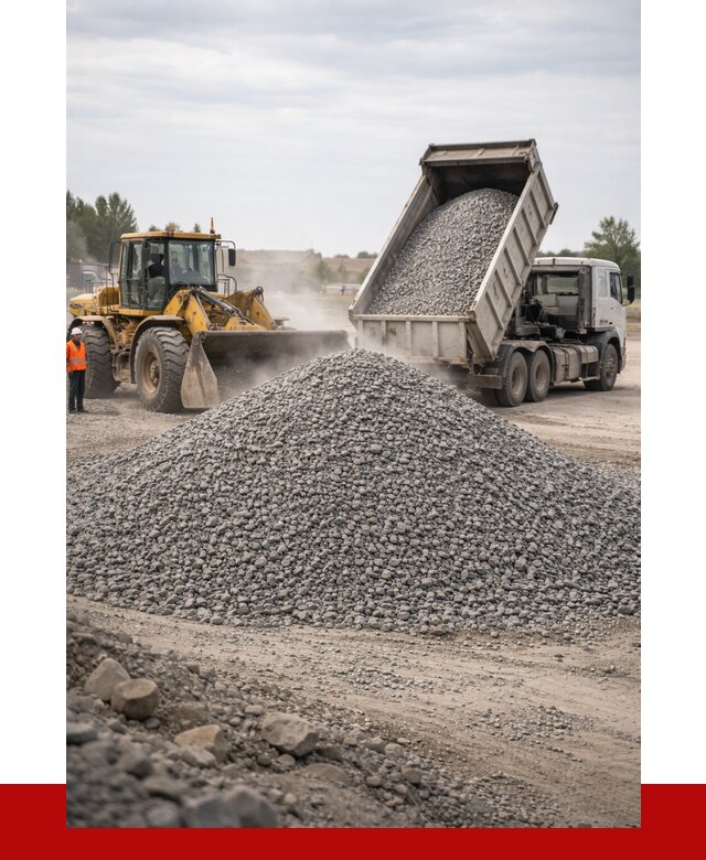 Купить щебень с доставкой в Саянске от 2544 руб. | ПРОНЕРУДСск
