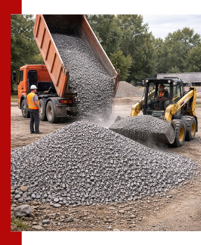Купить гранитный щебень фракции 5–10 в Саянске с доставкой