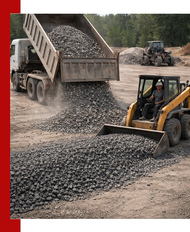 Гранитный щебень фракция 40-70 с доставкой в Саянске
