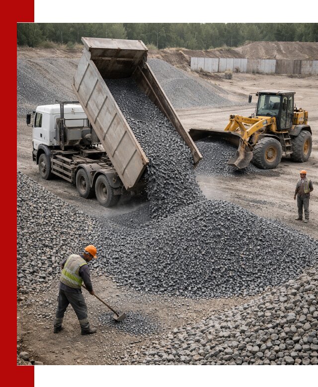 Щебень габбро-диабаз фр. 5-20 с доставкой в Саянске