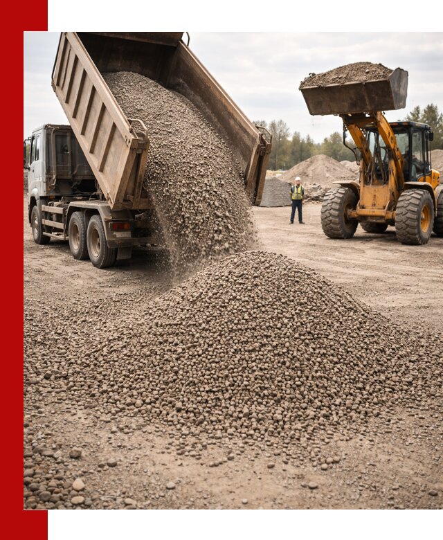 Гравийный щебень фракция 3–10 с доставкой в Саянске
