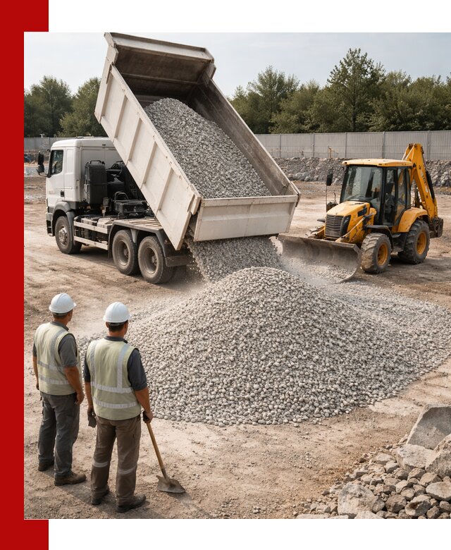 Купить известняковый щебень фракции 5–10 мм с доставкой в Саянске