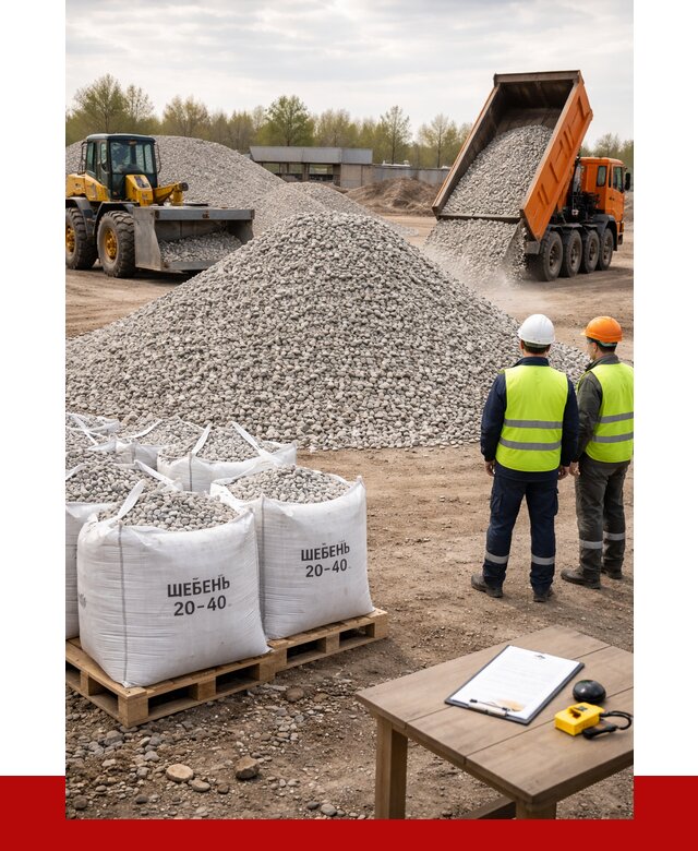 Известняковый щебень 20-40 в Саянске от 2137 р. ПРОНЕРУДСск