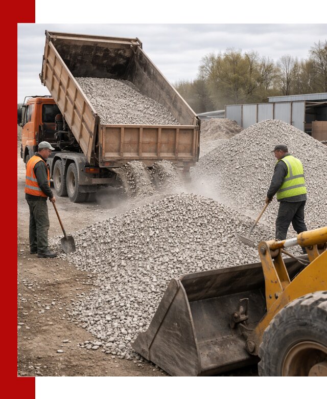 Доломитовый щебень фракции 5-20 с доставкой в Саянске