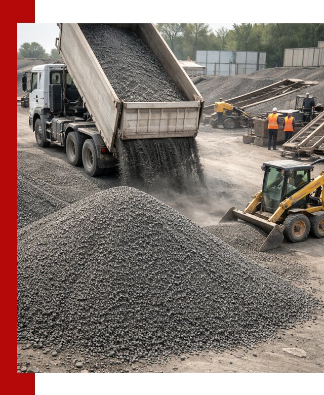 Вторичный щебень фракция 0–5 с доставкой в Саянске