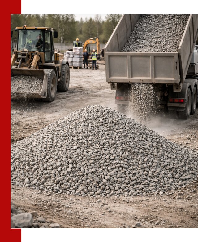 Вторичный щебень фракции 5-20 в Саянске — доставка и продажа крупнотоннажно