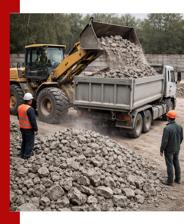 Вторичный щебень фракция 70–150 в Саянске с доставкой