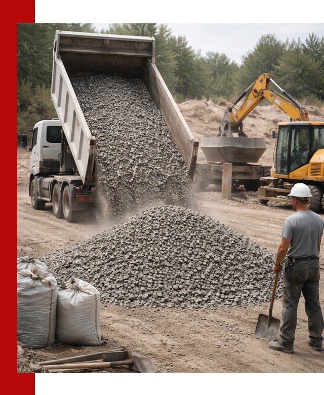 Доставка и продажа бетонного щебня в Саянске