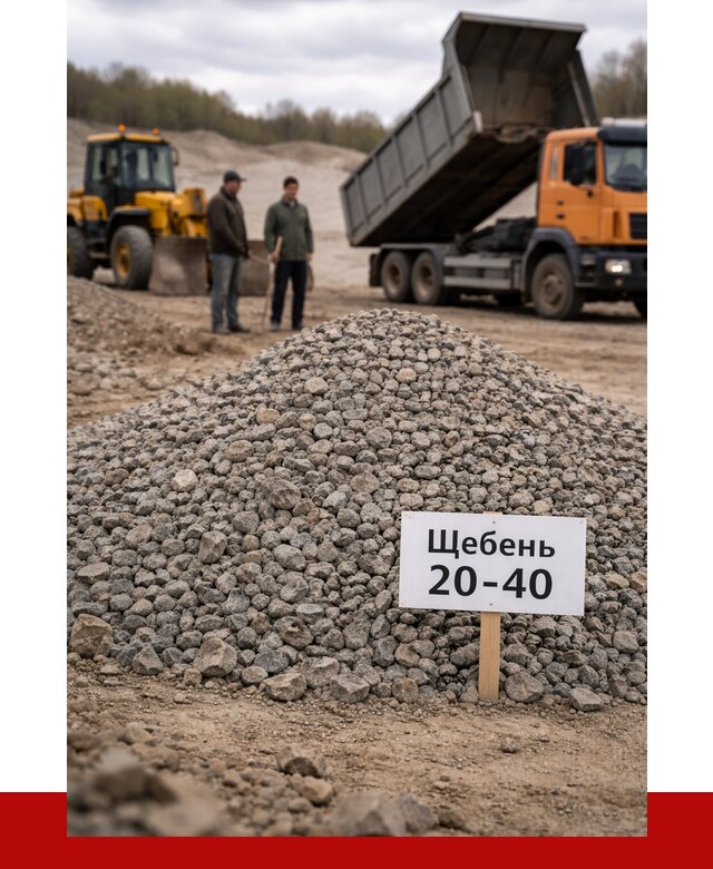 Бетонный щебень фракция 20-40 в Саянске от 2493 р. | ПРОНЕРУДСск