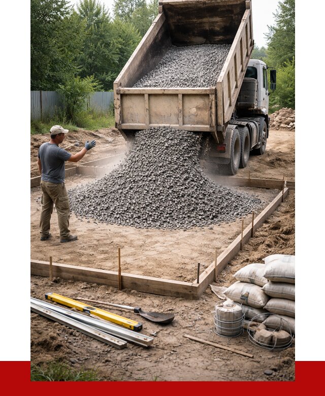 Купить щебень для фундамента в Саянске от 4578 р. | ПРОНЕРУДСск