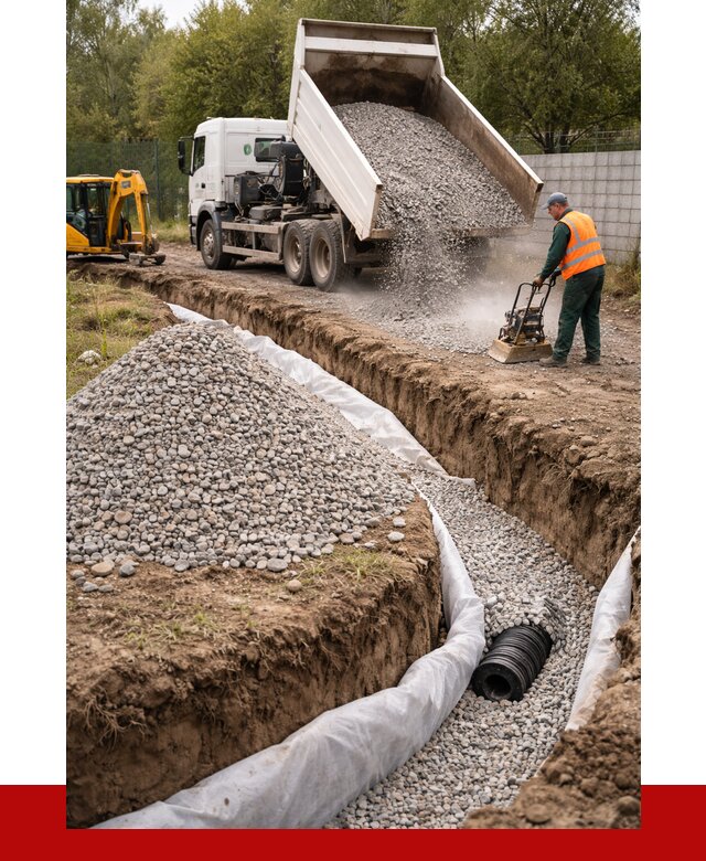 Щебень для дренажа в Саянске от 1882 р., ПРОНЕРУДСск доставка