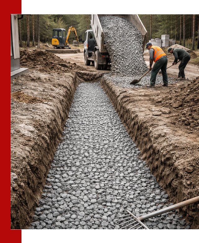 Щебень для дренажа с доставкой в Саянске высокого качества