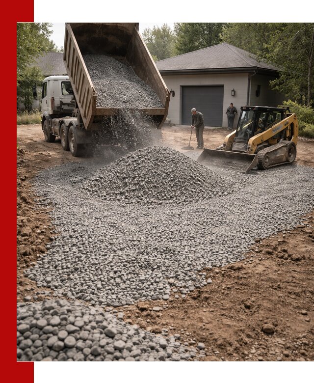 Щебень для парковки в Саянске: доставка и укладка качественного материала