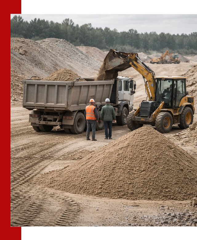 Карьерный среднезернистый песок с доставкой в Саянске