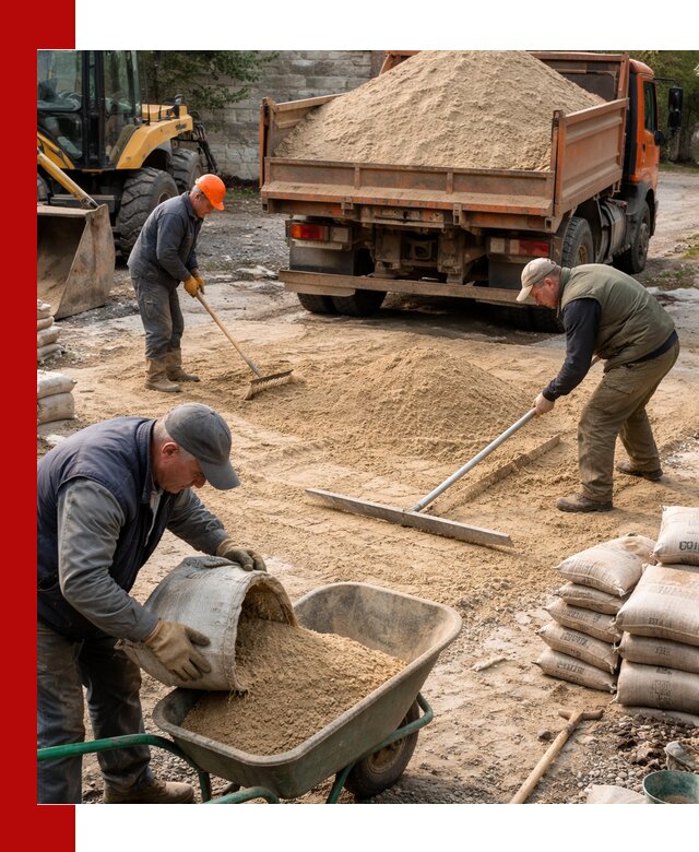 Поставка песка для стяжки в Саянске с быстрой доставкой