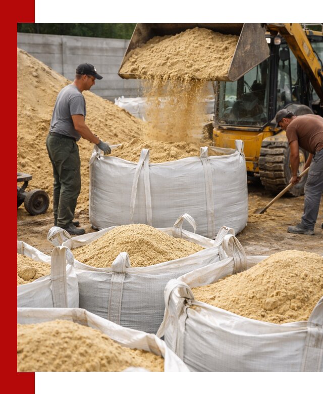 Поставка качественного песка для кладки в Саянске