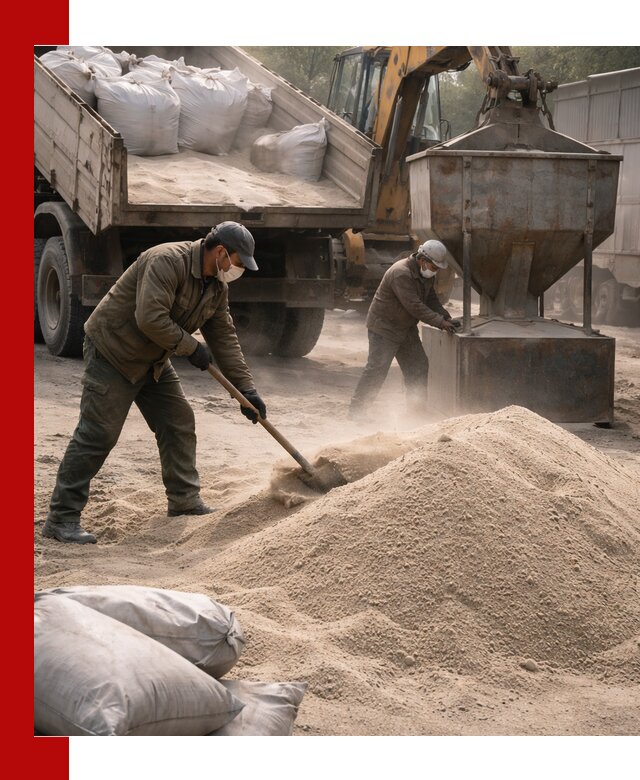 Кварцевый песок для пескоструя в Саянске — доставка и качество