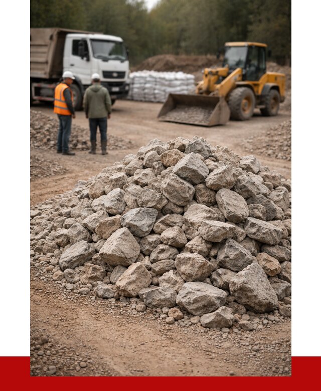 Купить бутовый камень с доставкой в Саянске от 2340 р. | ПРОНЕРУДСск