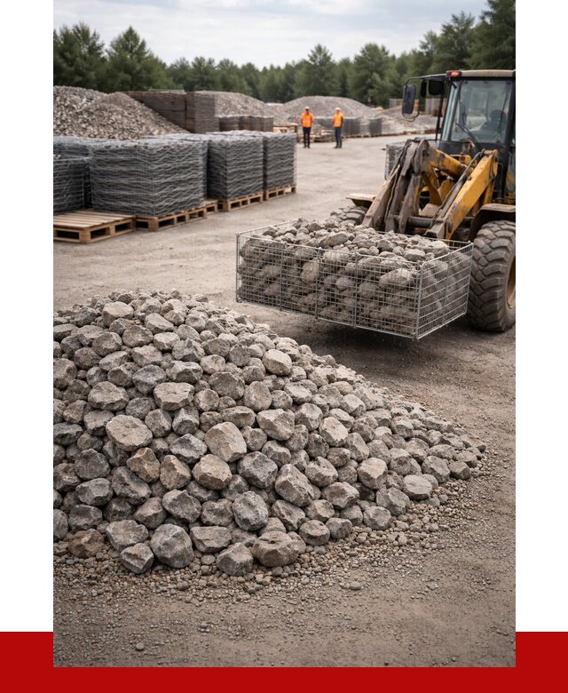 Камень для габионов фракция 70-150 в Саянске от 4273 р. | ПРОНЕРУДСск