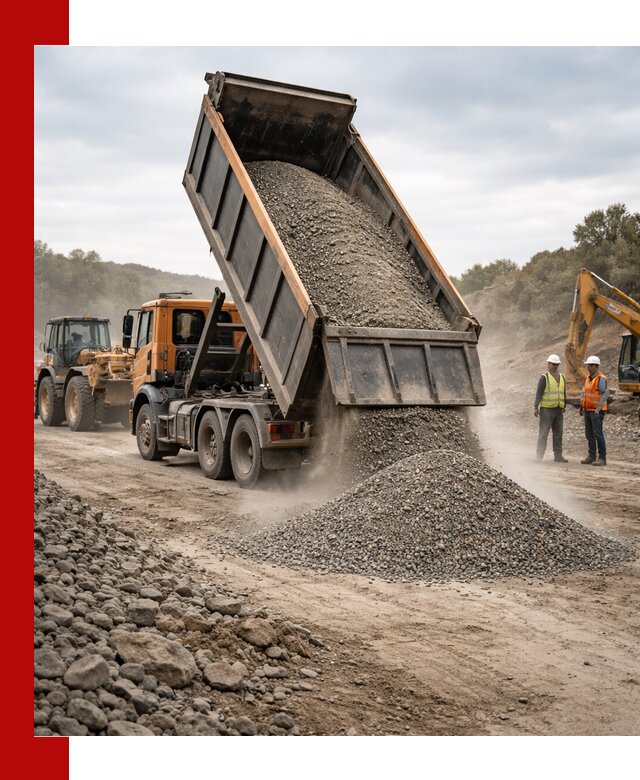 Щебёночно-песчаная смесь ЩПС С1 с доставкой в Саянске