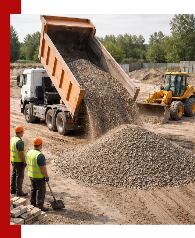 Доставка щебёночно-песчаной смеси ЩПС С7 в Саянске