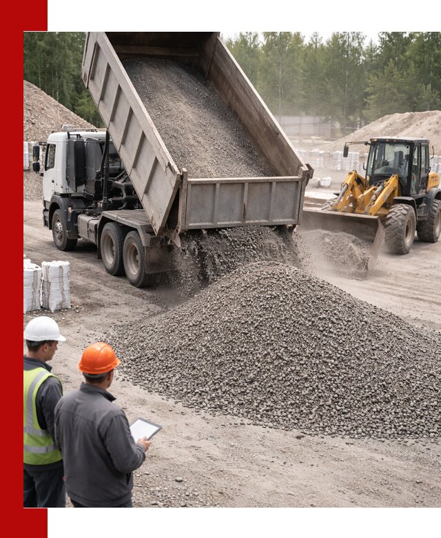 Доставка и продажа гранитного отсева 0-10 в Саянске