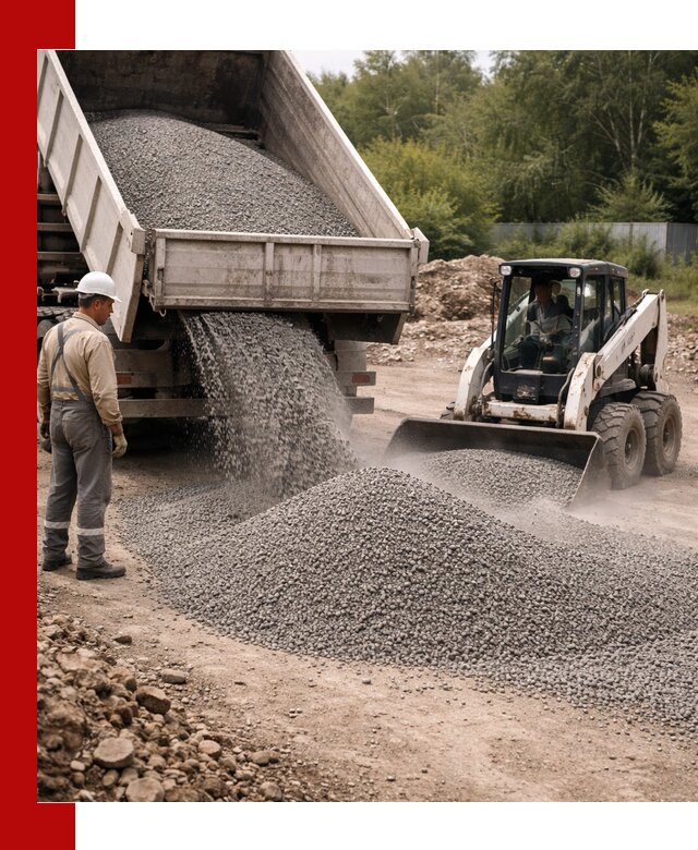 Доставка гравийного отсева 0-5 в Саянске оптом и в розницу