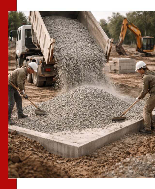 Доставка и продажа отсева для бетона в Саянске