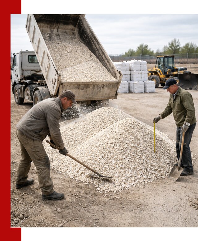 Мраморная крошка с доставкой и разгрузкой в Саянске