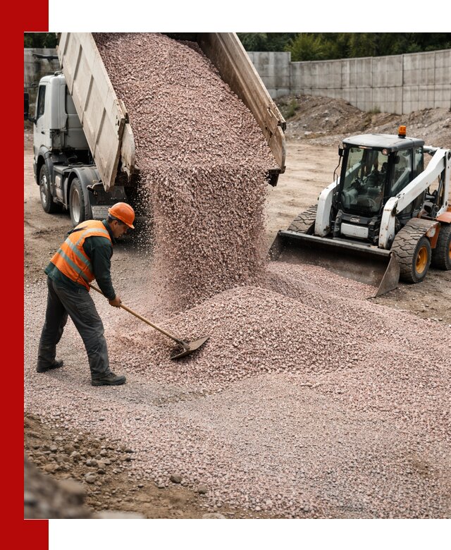 Крошка розовый гранит с доставкой в Саянске от производителя