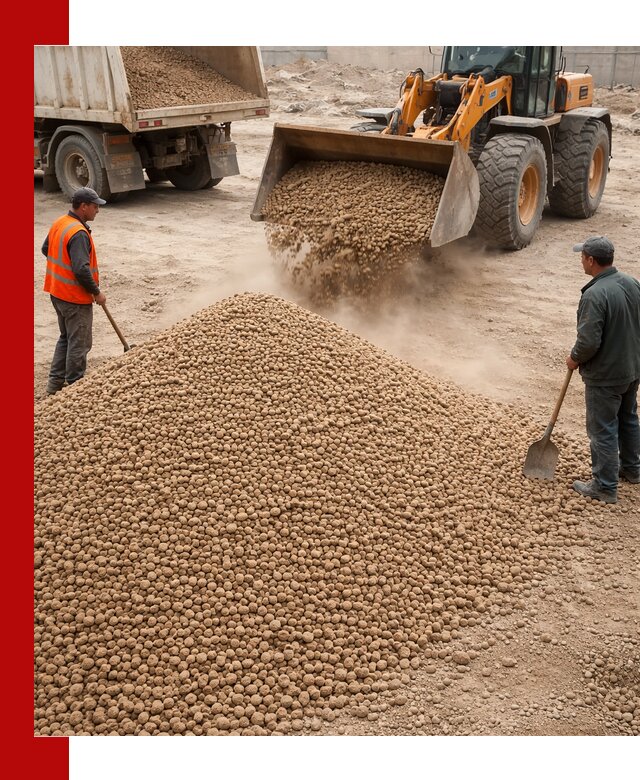 Керамзит фракция 10-20 с доставкой в Саянске