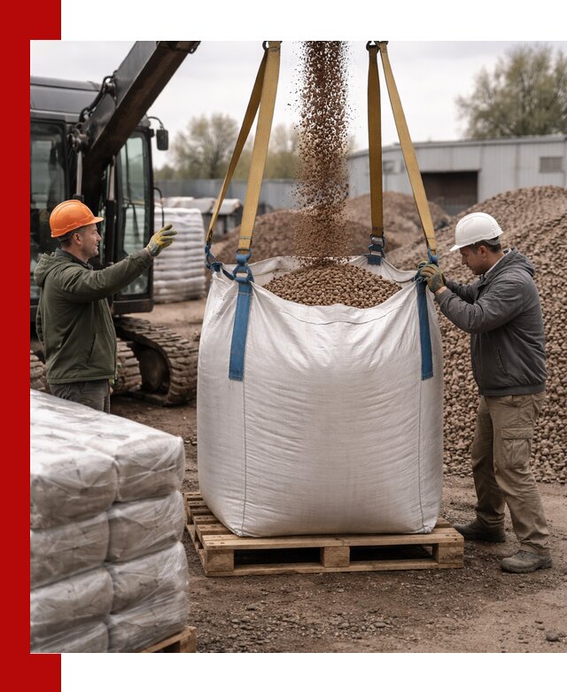 Керамзит в биг-бегах с доставкой в Саянске