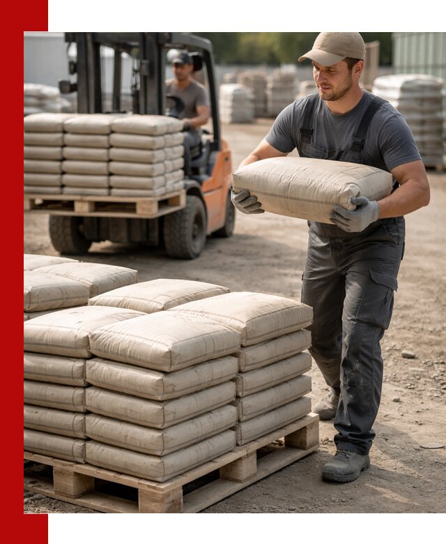 Доставка цемента в мешках оптом и в розницу в Саянске