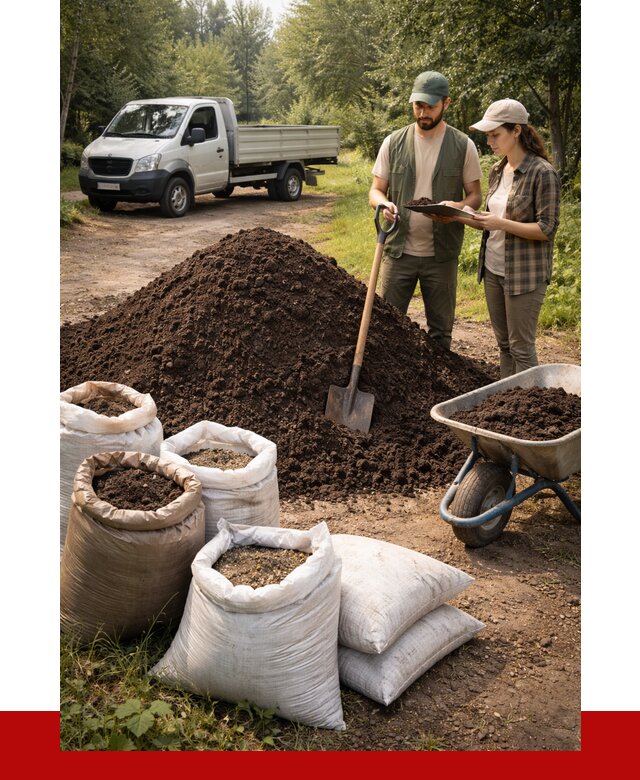 Купить грунт с доставкой в Саянске от 4578 р. за м3 | ПРОНЕРУДСск