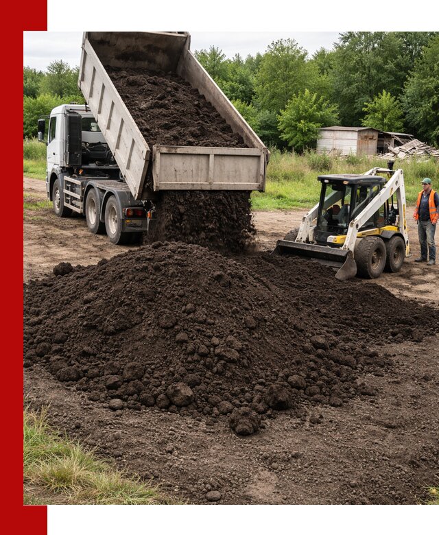 Поставка плодородной земли с доставкой самосвалом в Саянске