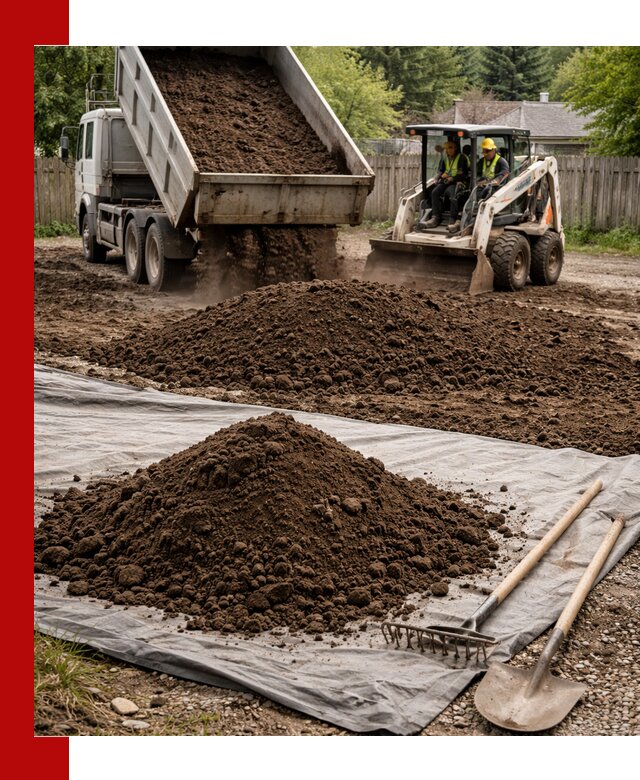 Грунт для отсыпки участка с доставкой в Саянске