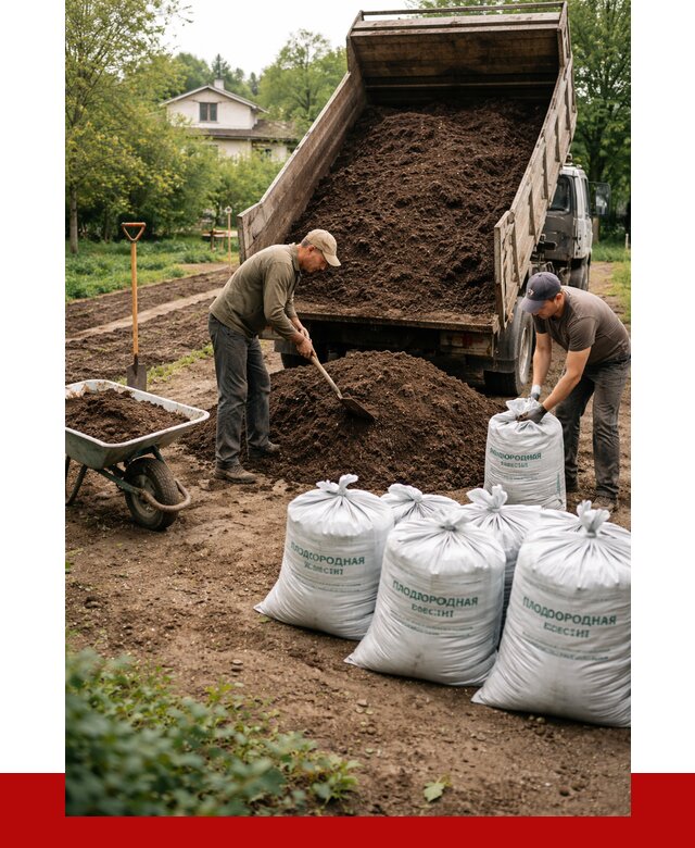 Плодородная смесь в Саянске от 4273 р./куб с доставкой | ПРОНЕРУДСск
