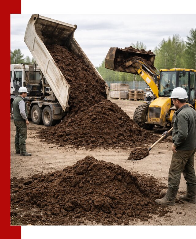 Доставка торфа оптом и в мешках в Саянске