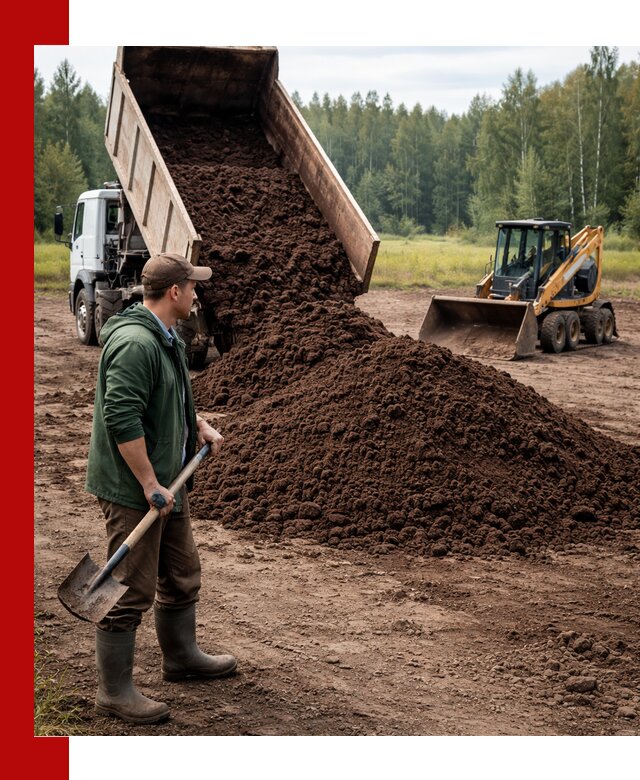 Купить верховой торф с доставкой в Саянске для садоводства и растений