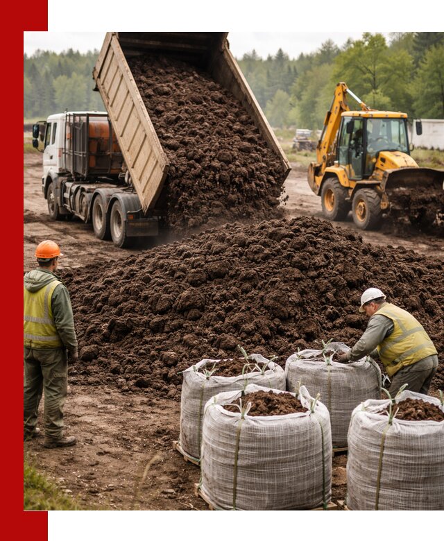 Доставка нейтрального торфа в Саянске оптом и в розницу