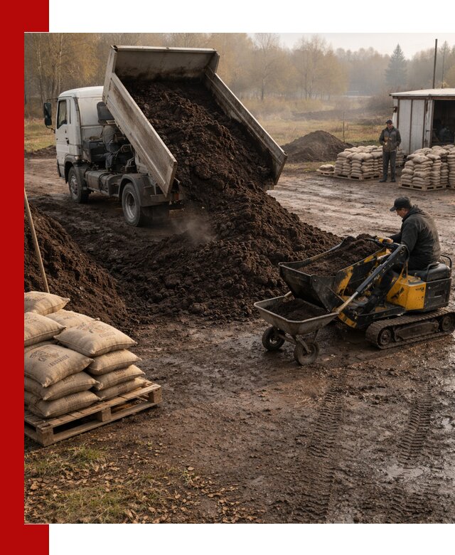 Кислый торф в доставке по выгодным ценам в Саянске