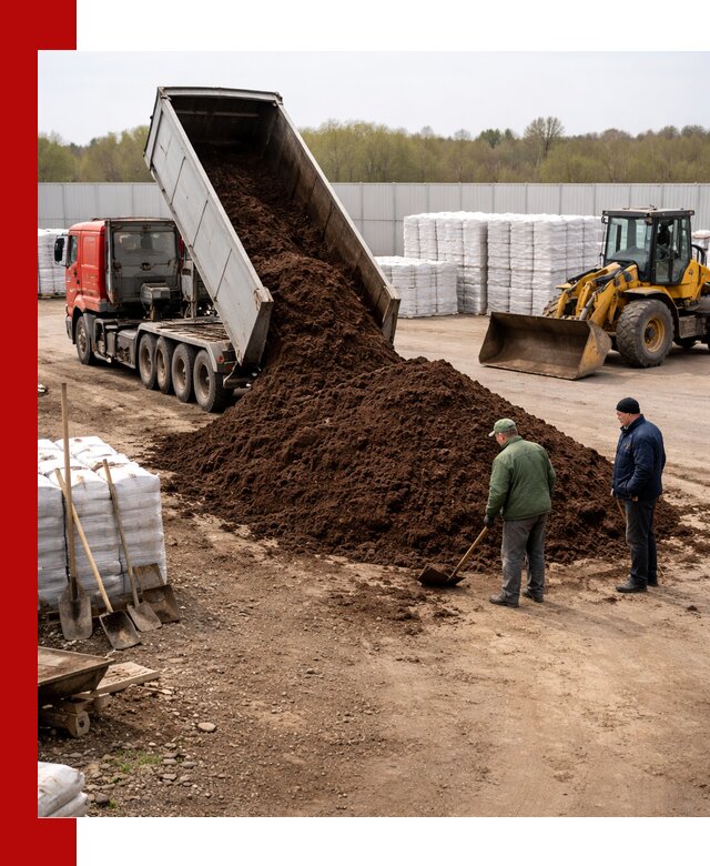 Доставка торфяных смесей оптом и в розницу в Саянске