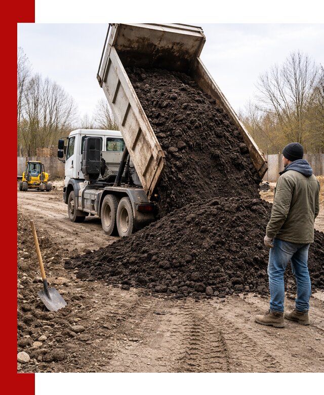 Доставка чернозема навалом в Саянске быстро и выгодно