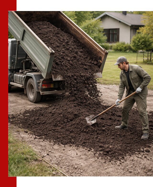 Чернозем для газона с доставкой в Саянске быстро и качественно