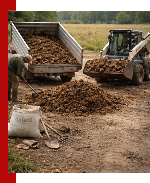 Доставка конского навоза в Саянске с разгрузкой и доставкой на объект