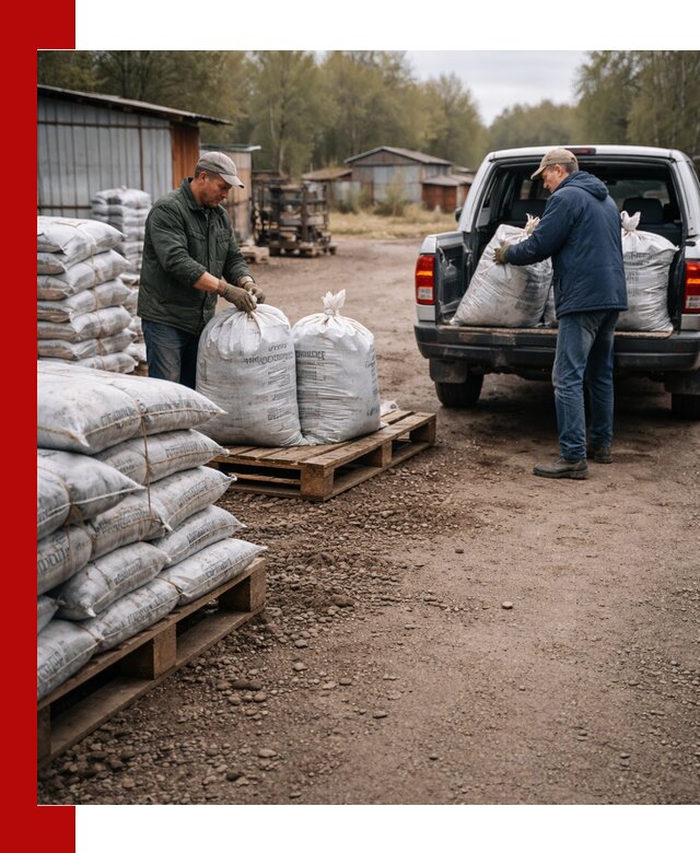 Купить конский навоз в мешках с доставкой в Саянске