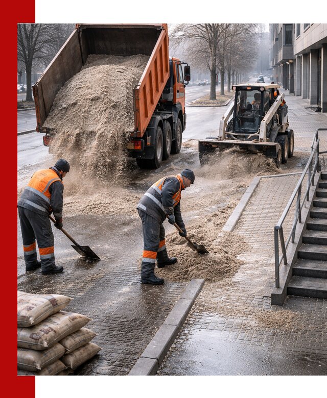 Поставка противогололедных материалов в Саянске