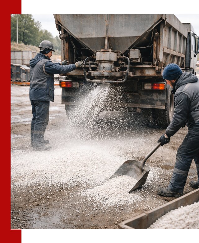 Доставка и продажа хлористого кальция в Саянске