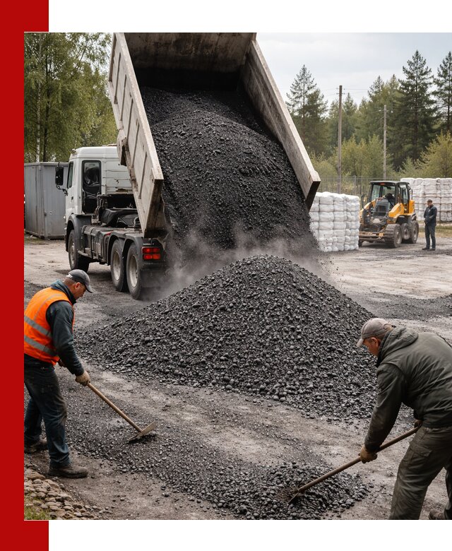 Доставка и продажа асфальтного гранулята в Саянске